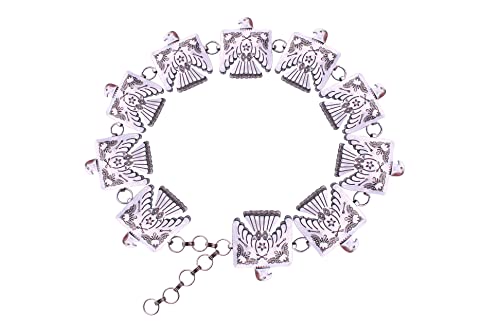 Western Metal Concho Thunderbird Fashion Waist Belt No. 33 #TOP4
