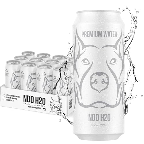 NO DAYS OFF Premium Water - 12 Pack, 16 fl oz, Still - 8.1pH Alkaline Ultra-Purified Reverse Osmosis...