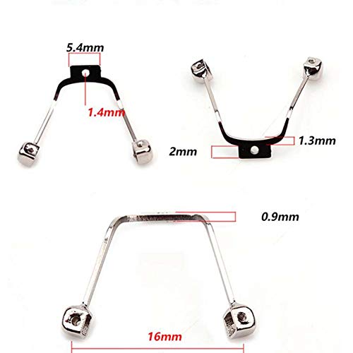 Brazo para almohadilla de la nariz de metal para gafas con soporte de puente nasal 2