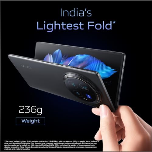 Image of vivo X Fold3 Pro 5G (Celestial Black, 16GB RAM, 512GB Storage) with No Cost EMI /Additional Exchange Offers