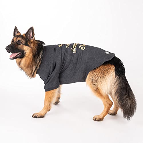 Image of HUFT 24x7 Snuggle Duty Foil Print Pet Sweatshirt - Grey Melange