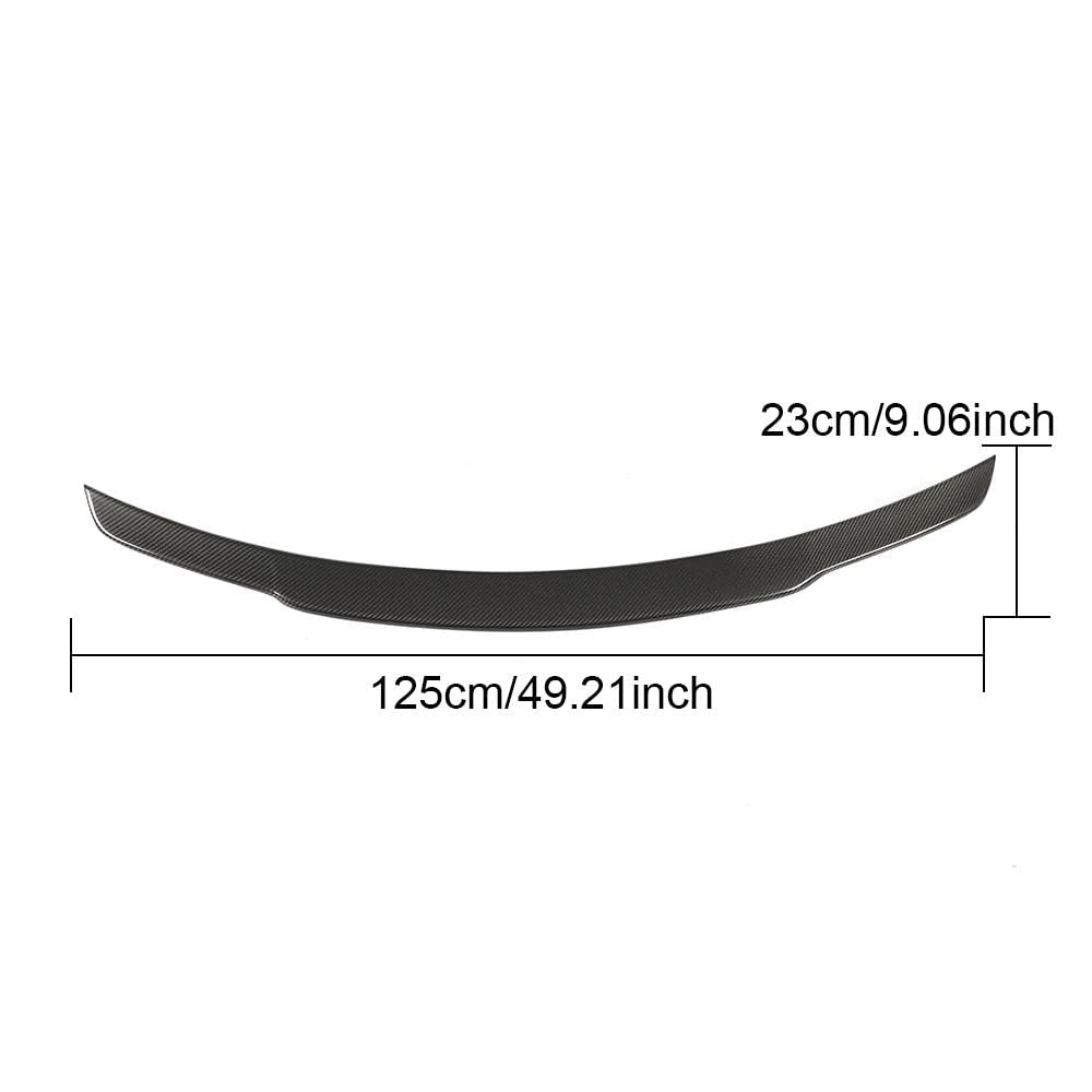 Auto Posteriore del Tronco del Bagagliaio Ala Adatta for Mercedes-Benz E Classe W213 W213 BEDAN 4 Porta 2016-2019 TRUNCE TRUNCE Posteriore Lid Ala Ala Spoiler Fibra di Carbonio