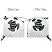 New Replacement Cooling Fans for Lenovo Legion 5 Pro 16ACH6H R9000P 2021H RTX3060 RTX3070 Model Gaming Laptop Series CPU GPU Fan (4-Pin 4-Wire) 10V 0.8A FNKF DFSAL12E164860 FNKD DFSAL12E064860