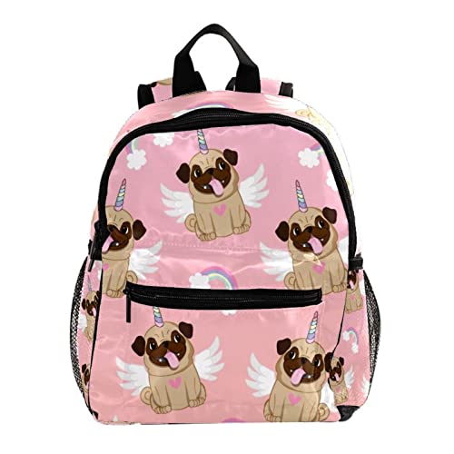 Sac à dos pour garçons et filles blanc multicolore de 30,5 cm pour école