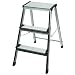 WERKA PRO 10426 - Marchepied 3 Marches - Pliable - Hauteur 67, 5cm - Marches anti dérapantes - Charge maxi: 150 kg - Équipé de patin antidérapant sur chaque pied.