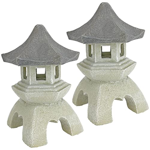 Design Toscano Statue Medie Pagoda Asiatica - Set