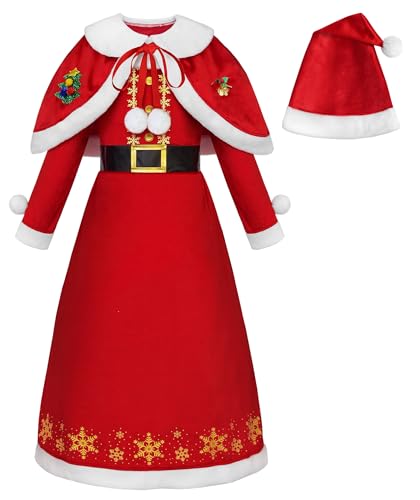 Disfraz Mrs Santa Claus para Niñas Talla 10-12