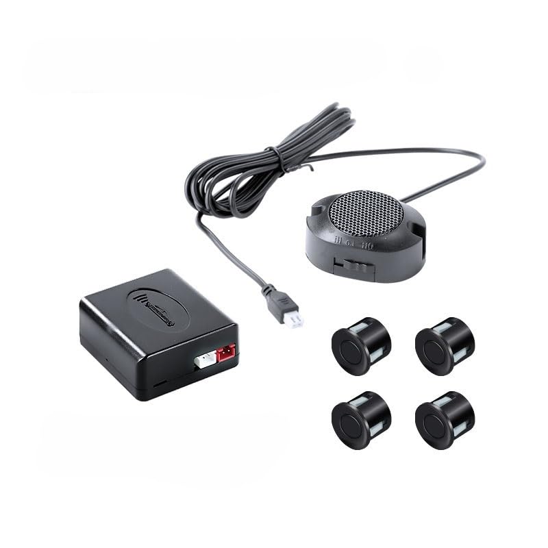 radar di retromarcia Accessori Elettronica per Auto Kit Sensore di Parcheggio 4 Sensori Buzzer Display Digitale Retroilluminazione Retroilluminazione Retromarcia Radar di Backup Parcheggio Auto