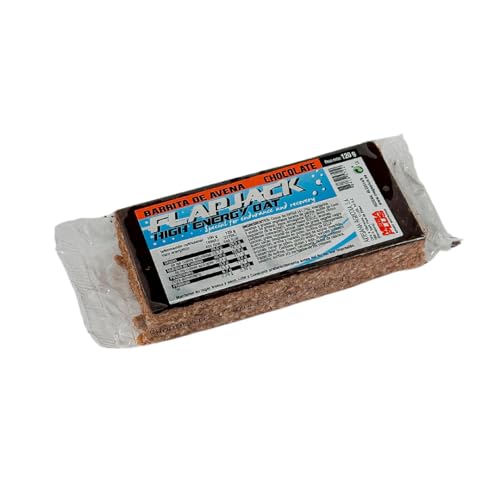 Barrita de Avena Natural Alta en Carbohidratos - Flapjack Sabor Yogurt - Mega Plus - Sport Nutrition - Copos de Avena - Alto en carbohidratos - 120g - Pack de 20 (20 Unidades, Chocolate)