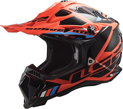 Casque LS2 Cross Subverter Stomp Orange Noir M pour vos sessions de ride en forêt