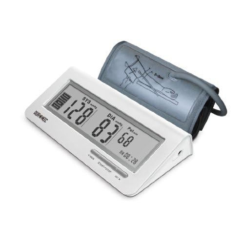 Duronic BPM400 Elektronisches Oberarm Blutdruckmessgerät mit einstellbarer Manschette 22-42 cm – Automatische Blutdruckmessung – Medizinisch zertifiziert – Großer LCD Bildschirm