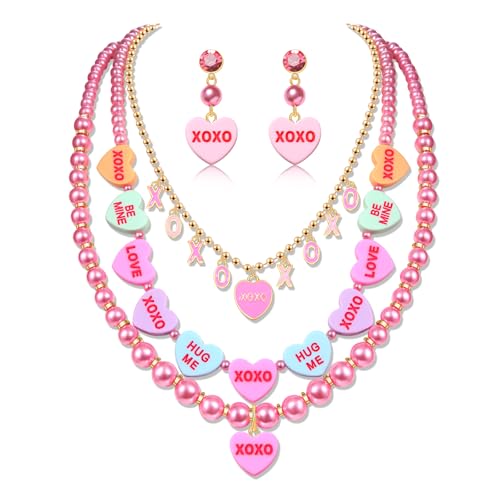 Collier ras du cou cœur et boucles d'oreilles pour sublimer vos soirées en amoureux