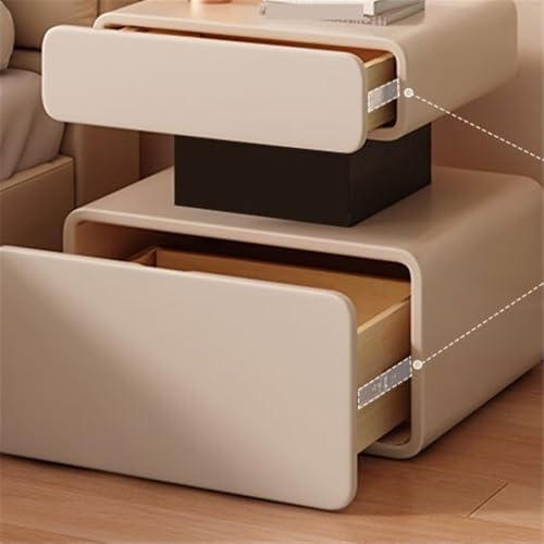 Table de chevet en bois pour ranger vos affaires de nuit dans une petite chambre - 6
