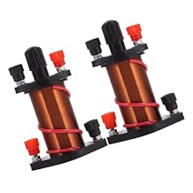 2 Pcs Experimental Induction Coil for Physics Teaching Portable Copper Solenoid for Classroom Demonstrations Essential Electromagnetic Coil for Laboratory Use