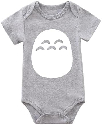 YFYBaby baby-boys Romper Cute Cartoon Cosplay Outfit, Gray-short Sleeve, 3-6 Months
