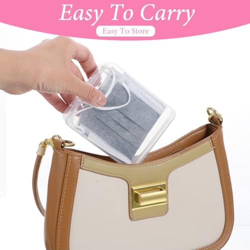 Wattestäbchen Behälter für Reisen, 3 Stück Wattepadspender Tragbarer Reise Wattestäbchen Halter Kunststoff Aufbewahrung Aufbewahrungsbox Reisezubehör für Reisen Ringe Ohrringe Halsketten Haargummis