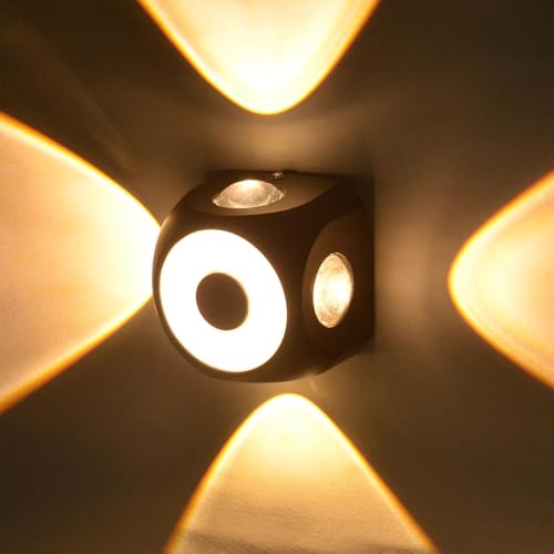 Image of blissbells Modern LED Decorative Wall Light - Premium Indoor Wall Lamp for Living Room, Bedroom & Hallway