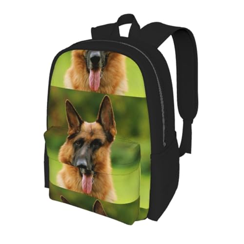 Sac à dos berger allemand avec compartiment PC 15 pouces pour école et loisirs - 7