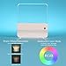 Color Selected Multicolor Night Light 2 Pack, GREENIC Plug in Rotating Color Nightlight, Dusk to Dawn Sensor, Brightness Adjustable Warm White Night Light
