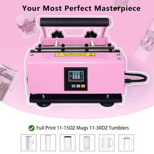 Auto Tumbler Heat Press Machine para Tazas 11-30 oz miniatura 2