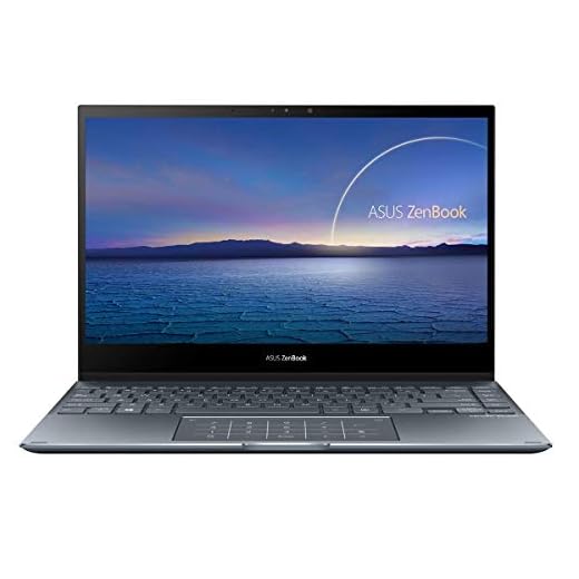 ASUS ZenBook Flip 13 Ultra Slim Convertible Laptop, 13.3” OLED FHD Touch Display, Intel Core i5-1135G7 Processor, Intel Iris Xe Graphics, 8GB RAM, 512GB SSD, Windows 10 Home, Pine Grey, UX363EA-DH51T