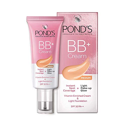 Image of POND'S BB+ Cream, Instant Spot Coverage + Natural Glow for Normal Skin, 02 Medium, 30 g