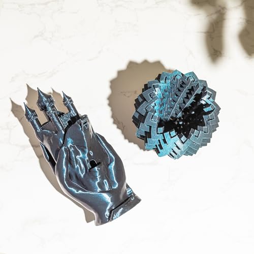 Image of Burnt Titanium Chameleon PLA 1.75mm 250g ColorShift Glitter 3D Filament FDM | Glitter sparkle Chameleon color change Hide layers Low warping No tangle 0.25kg Small Spool for Printer Bambu Prusa