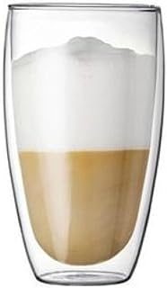 【morningplace】 ダブルウォール グラス タンブラー 二重構造 耐熱 カップ (450ml)