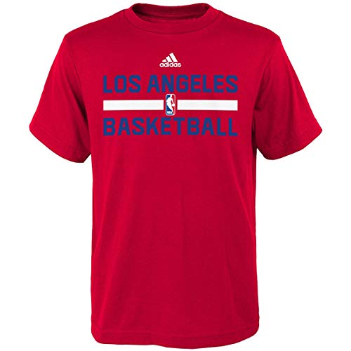 Camiseta Los Angeles Clippers rojo práctica juventud para niños aficionados a la NBA
