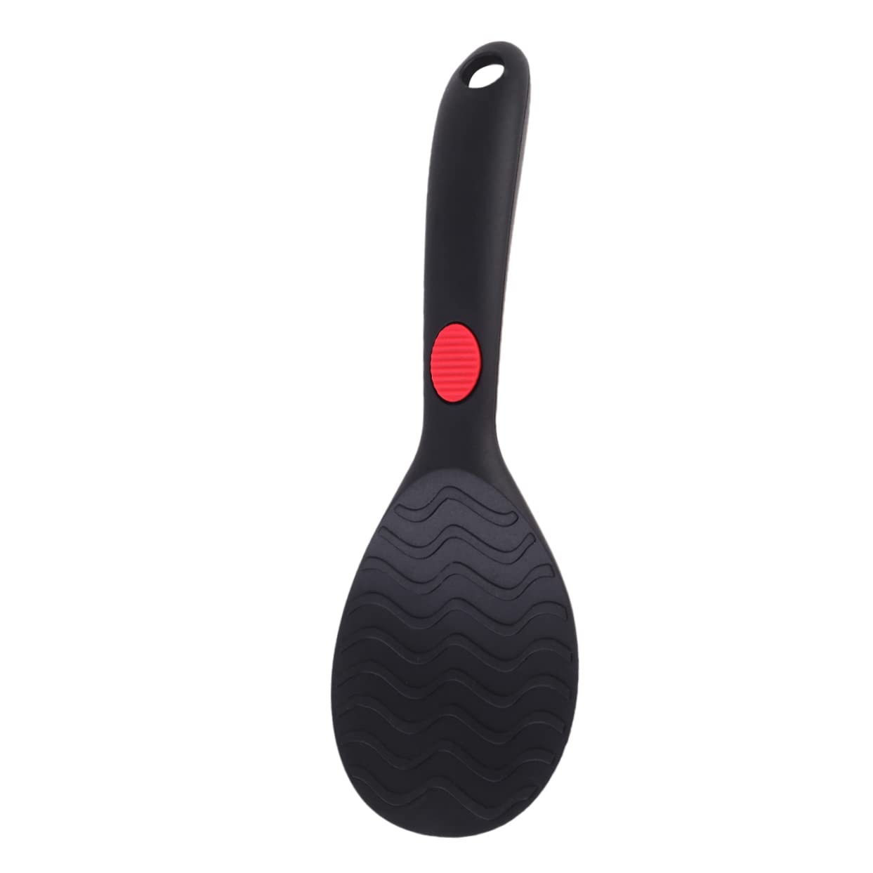 Alipis 3piezas Cuchara De Arroz De De Alimenticio Utensilio De Cocina Antiadherente y Práctico Con Botón Antideslizante Para o Negro