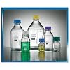 Benchmark Scientific B3000-250-P Hybex Borosilicate Glass Media Storage Bottle, 250 mL with Standard, Purple Cap (Pack of 10)