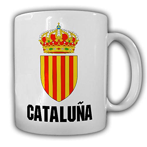 Cataluña Escudo de España Catalunya región Catalunya Urlaub Taza #20153
