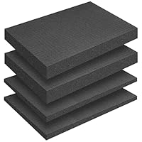 4 Stück 10mm und 40mm je 2 Stück Schaumstoff Zuschnitt Rasterschaumstoff - Schaumstoffeinlage Werkzeug Kamerakoffer Schaumstoff,Koffereinlage,Tabletop Miniaturen