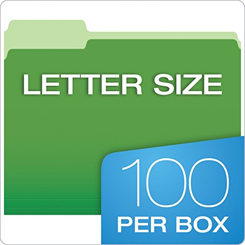 Pendaflex-CutLess-File-Folders-Letter-Size-13-Cut-Assorted-Colors-100-per-Box-48440