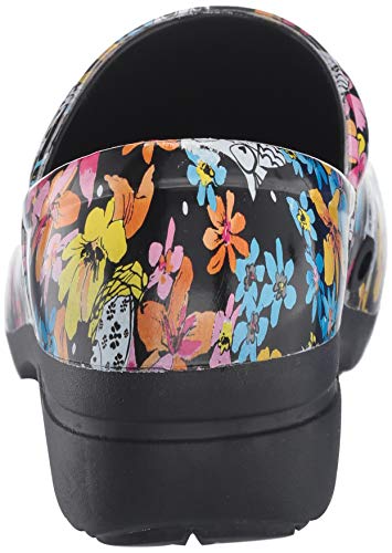 Image of Anywear SR Angel Slip Resistant Work Shoes for Women - Fluid Resistant Nursing Clogs - All Day Comfort Gardening, Nurse Clogs & Chef Shoes - Fine Feathered Friends - 9 Women /7 Men