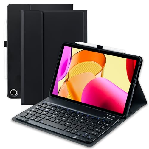 XCHYTECHER Keyboard Case for Amazon Fire Max 11 11.0-inch (13th Generation 2023 Release) Detachable Type-C Charging Port Keyboard Magnetic Case with Pen Holder fit Max 11 Tablet (Black+Black)