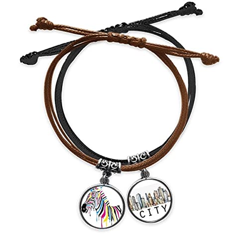 Bracelet animaux arc-en-ciel en cuir Sidi, le cadeau idéal pour marquer un moment