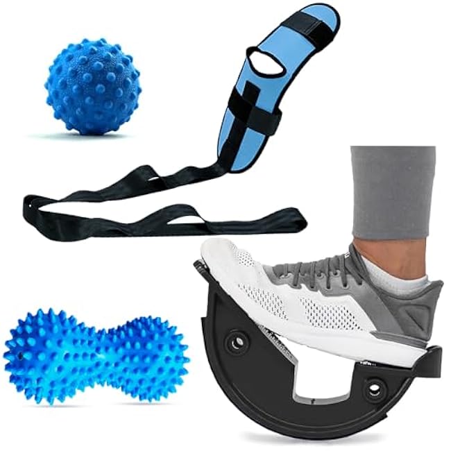 Foot & Calf Stretcher Kit£¬Foot Rocker Calf Stretcher, Hamstring Stretcher, Heel, Feet, Shin Splint, Stretches Strained Leg Muscle - Ankle Wedge Stretch Improves Flexibility