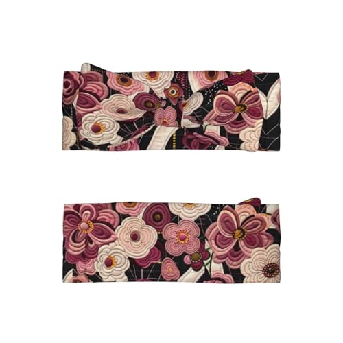 Detailed Flowers Baby Headbands Soft Nylon Hairbands with Stretchy Bows Girls Hair Accessories for Newborn Infant Toddler Kids2
