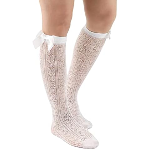 SIRRI Girls Patterned Knee High Socks Cover