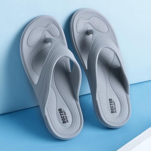 Image of DOCTOR EXTRA SOFT Women's Classic Ultra Soft Flip Flops /Slippers with Cushion FootBed for Adult | Comfortable & Light Weight|Stylish & Anti-Skid| Waterproof & Everyday Slip-on for Ladies & Girls D-515