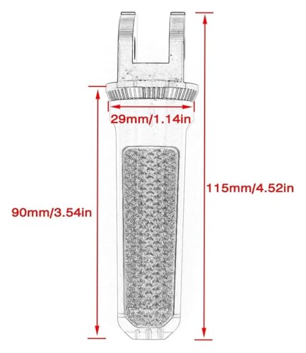 Repose-pieds de moto pour Shiver idéal pour vos balades et trajets - 2