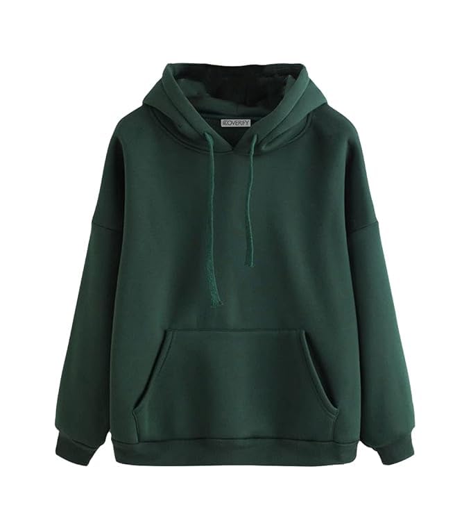 Image of Generic Unisex Cottonblend Hooded Neck Hoodie