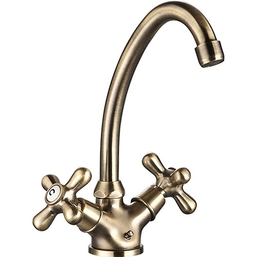 Edouard Rousseau - Mélangeur Lavabo RETROSOL - Vieux Bronze
