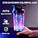 EQURA Shaker Elektrisch Protein Shaker, 750ML Shaker-Becher für Protein Shakes und Mahlzeitenersatz Shakes, USB C wiederaufladbarer Puls Shaker Flasche, BPA -freie (Schwarz)