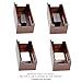 MobileVision Wood Charging Station Stand and Multi Device Organizer Charging Dock for Cell Phones, Tablets, & Electronic Devices
