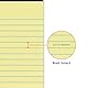 Amazon Basics Legal/breit liniert 50 Blatt pro Pad, 21.59 cm x 29.8 cm (Packung mit 12 Stück), Kanarisch