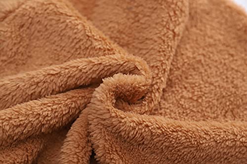 Kids Baby Girls Boys Solid Zipper Fleece Thick Warm Hooded Outdoor Coat Warm Outwear Fall Winter Clothes4