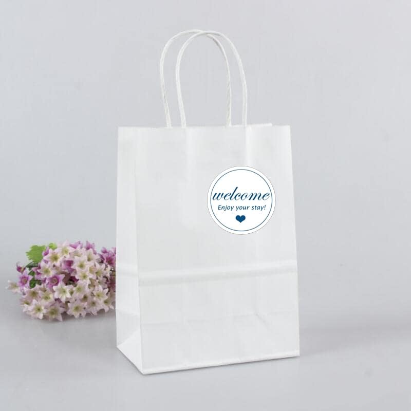 Top label Hotel & Motel Welcome Stickers,2 Inch Welcome Enjoy Your Stay Key Cards Label Stickers,500 Pcs - Image 5