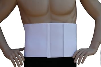 Alpha Medical Obesity & Bariatric Abdominal Binder for Hernia Surgery Support & More 10" High ; X-Large Length